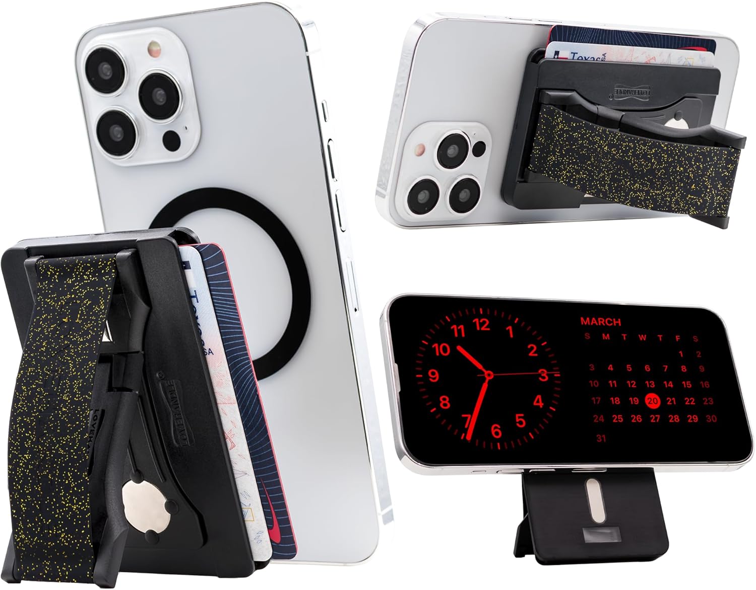 hone Wallet with Kickstand and Adapter Ring