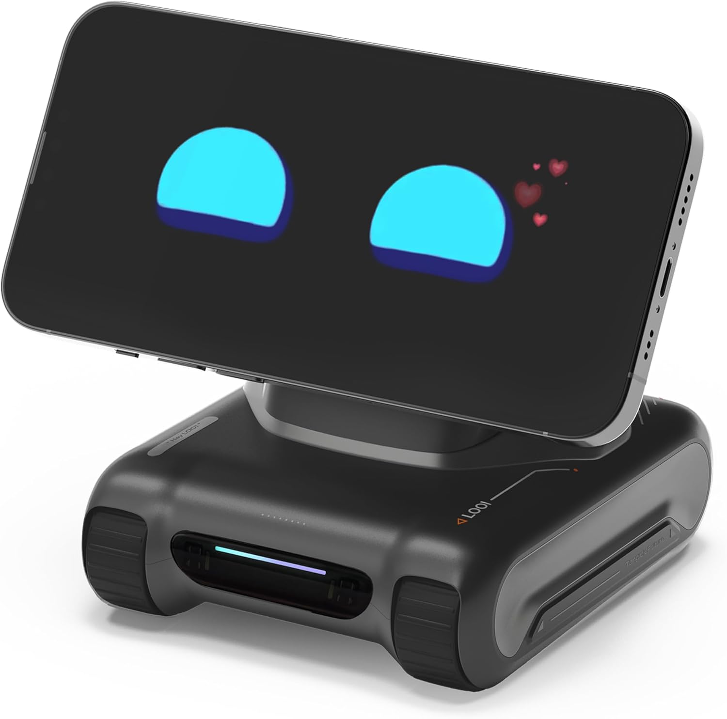 LOOI Robot-Space Black – AI Desktop Robot Companion